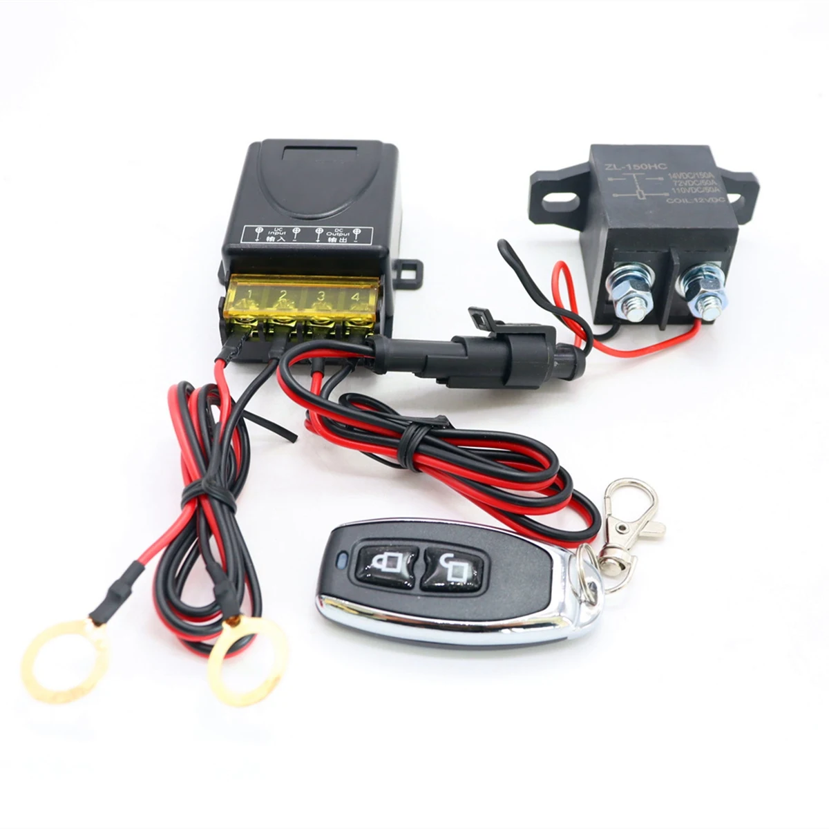 Wireless 433MHz Universal Remote Control Switch DC 72V 150A High Power Relay Receiver Module for Car Water Pump
Wireless 433MHz Universal Remote Control Switch DC 72V 150A High Power Relay Receiver Module for Car Water Pump