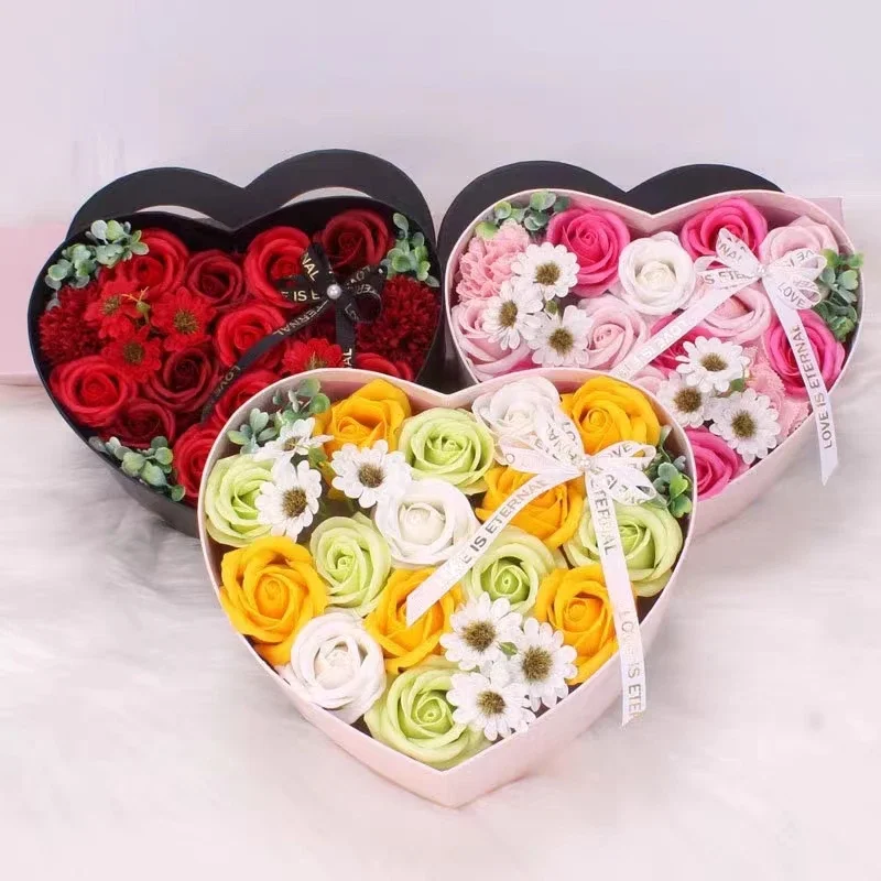 Creative Gift Soap Rose Box Valentine's Day Gift Wedding Flower Artificial Flowers
Creative Gift Soap Rose Box Valentine's Day Gift Wedding Flower Artificial Flowers
