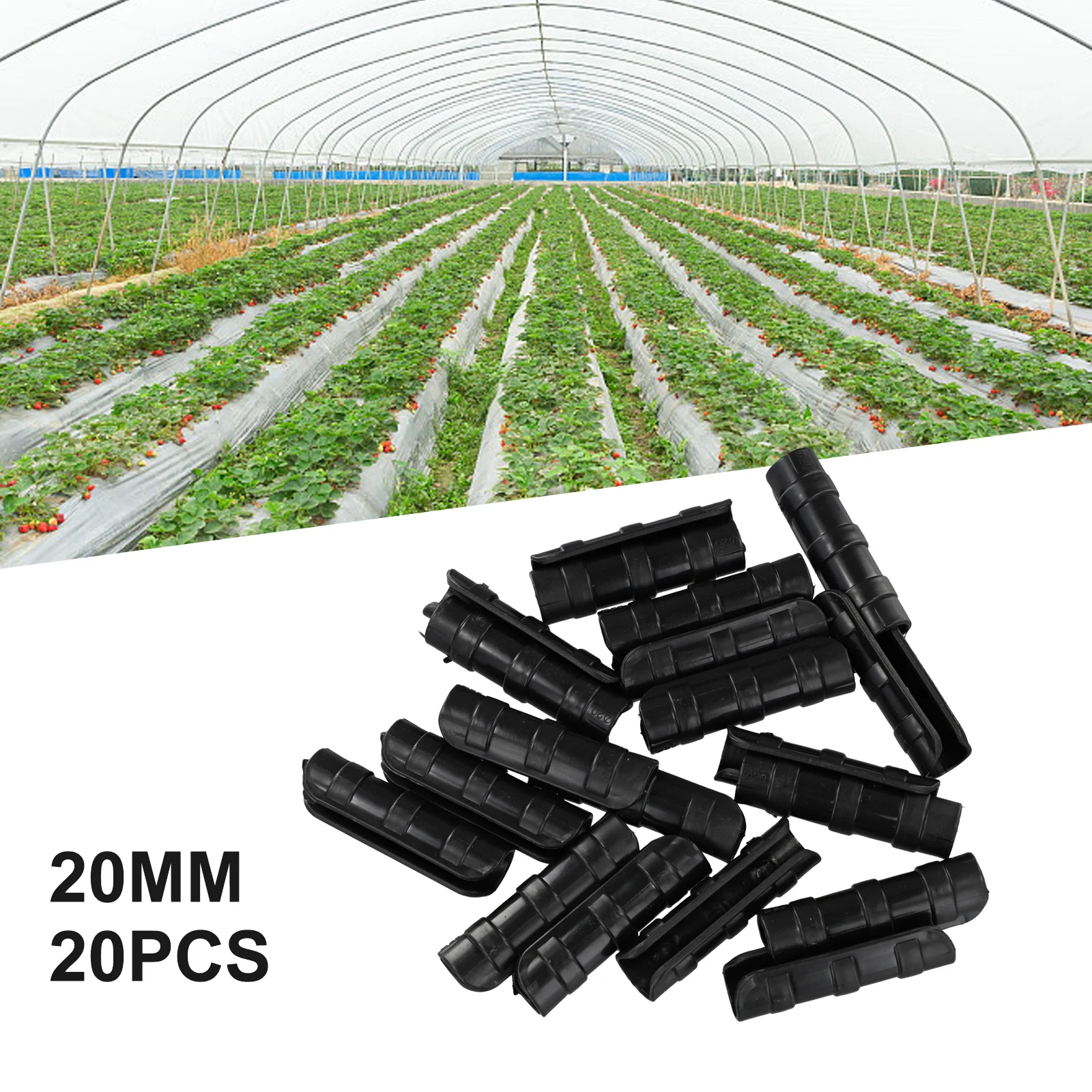 20Pcs 19/20/25mm Clip Plant Greenhouse Film Clips Fixed Pipe Frame Tube Clamp For Attaching Greenhouse Film Garden Supplies
20Pcs 19/20/25mm Clip Plant Greenhouse Film Clips Fixed Pipe Frame Tube Clamp For Attaching Greenhouse Film Garden Supplies