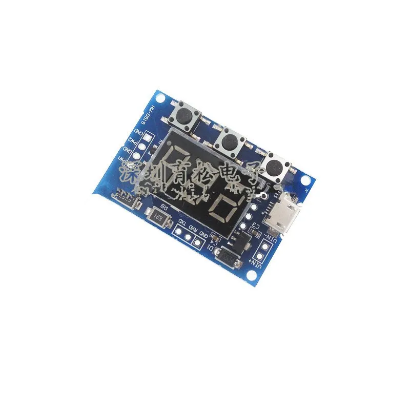 2-channel PWM Pulse Frequency Duty Cycle Adjustable Module Square Wave Rectangular Signal Generator Stepper Motor Drive
2-channel PWM Pulse Frequency Duty Cycle Adjustable Module Square Wave Rectangular Signal Generator Stepper Motor Drive