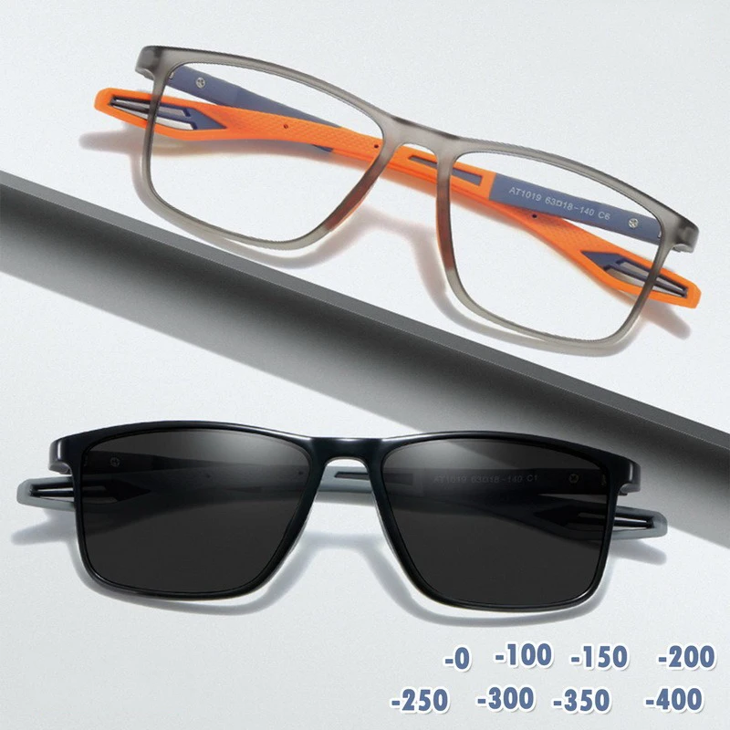 Photochromic Sports Myopia Glasses Ultralight Frame Anti Blue Light Outdoor Sunglasses Nearsighted Optical Eyeglasses Diopter
Photochromic Sports Myopia Glasses Ultralight Frame Anti Blue Light Outdoor Sunglasses Nearsighted Optical Eyeglasses Diopter