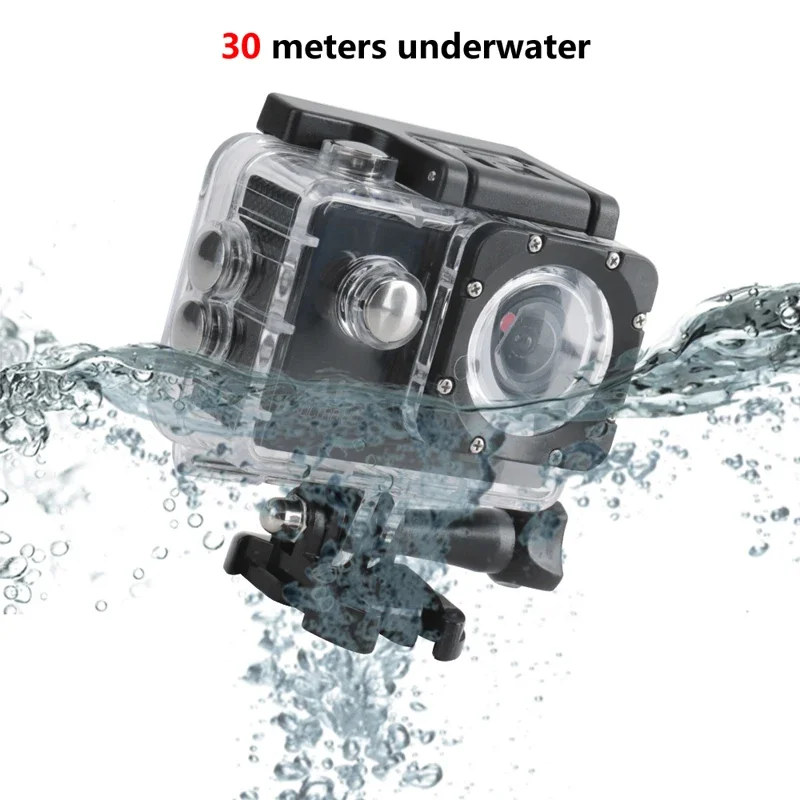 

4K/30fps Action Camera Ultra HD WiFi 2.0-inch 170D Underwater Waterproof Helmet Video Recording Cameras Sport Cam Outdoor