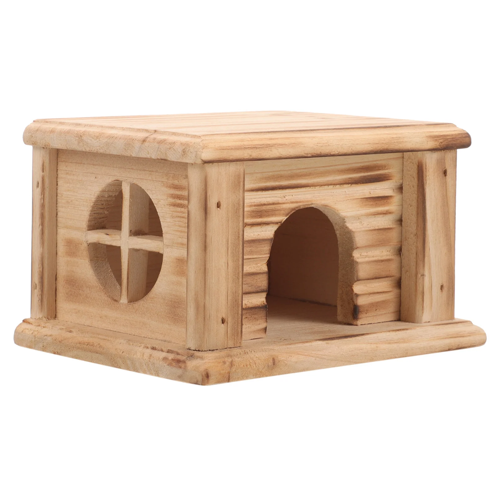 

Hamster Cabin Adorable Rat Hideout House Wear-resistant Wooden Hideouts Guinea Pig Houses and