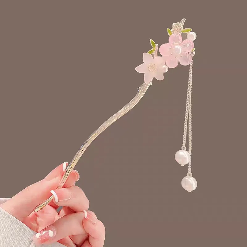 Pearl Flower Branch Leaf Tassel Hair Sticks for Women Individualized Temperament Headwear Plate Elegant Female Hair Accessories
Pearl Flower Branch Leaf Tassel Hair Sticks for Women Individualized Temperament Headwear Plate Elegant Female Hair Accessories