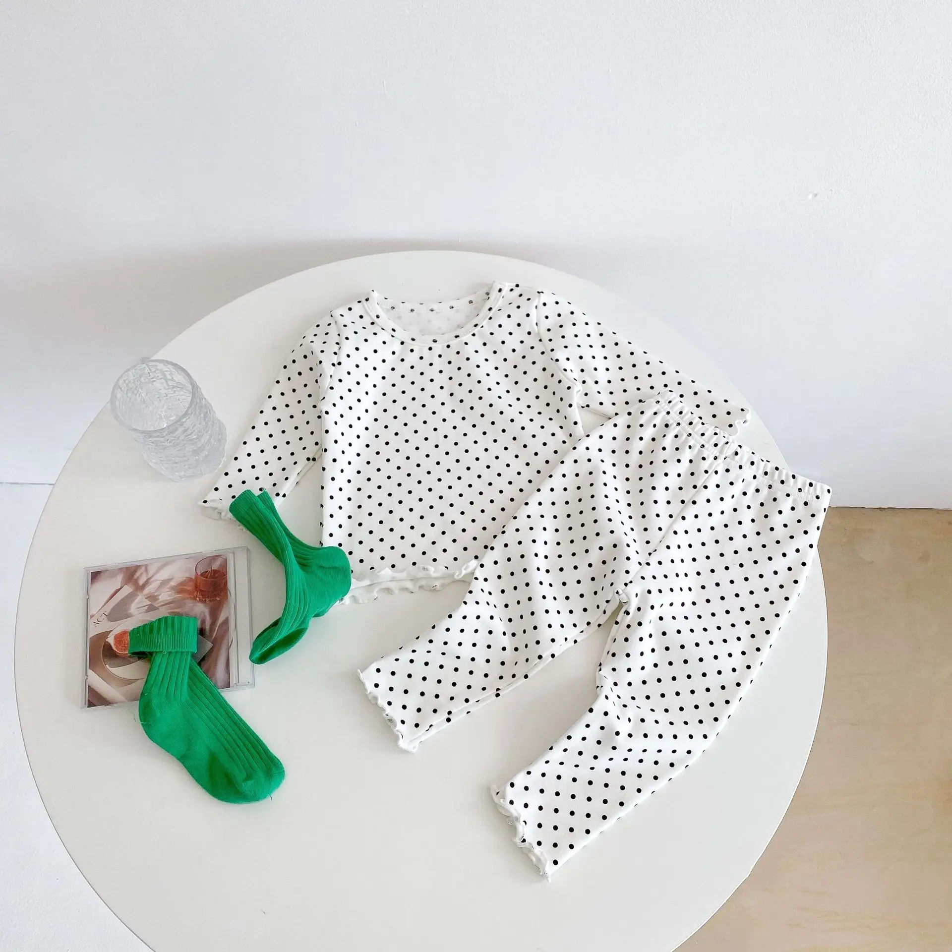 kids clothing sets baby clothes baby girl set polka dot top + wooden ear leg trousers baby sets clothes clothing
kids clothing sets baby clothes baby girl set polka dot top + wooden ear leg trousers baby sets clothes clothing