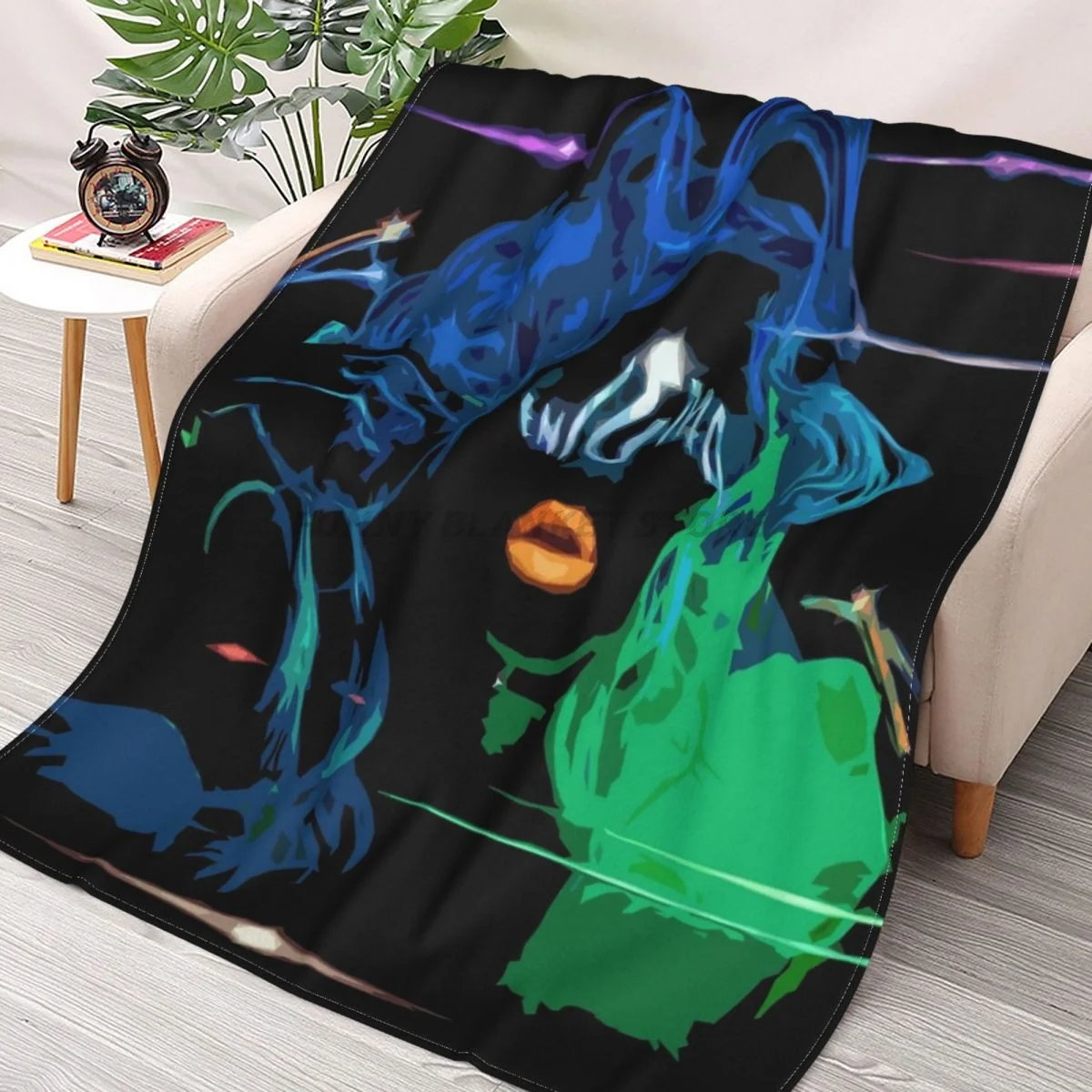

Enigma Lady Gaga Throws Blankets Collage Flannel Ultra-Soft Warm picnic blanket bedspread on the bed