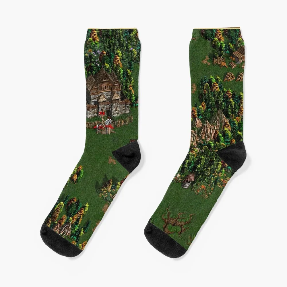 

Heroes of Might and Magic III Upscaled screenshot Socks socks aesthetic floor socks Men Socks Women's