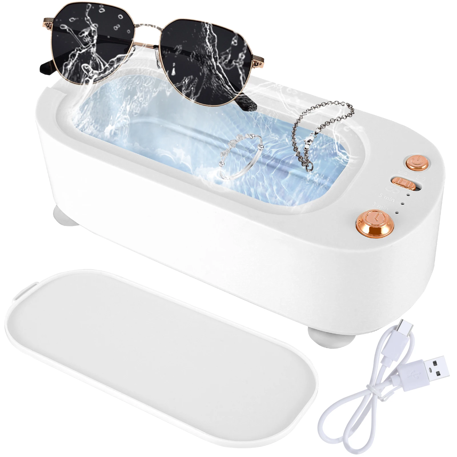 Ультразвуковой очиститель ювелирных изделий, 45 кГц, 2500 мАч
Ультразвуковой очиститель ювелирных изделий, 45 кГц, 2500 мАч