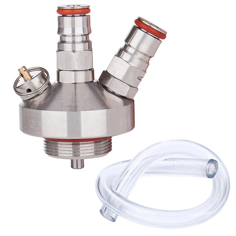 Double Ball Lock Beer Keg Dispenser Tap Stainless Steel Construction Smooth and Durable Leak free Connection
Double Ball Lock Beer Keg Dispenser Tap Stainless Steel Construction Smooth and Durable Leak free Connection
