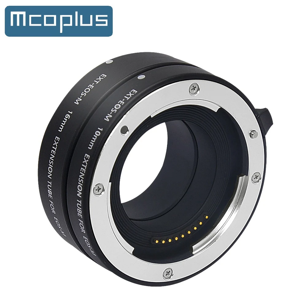 

Mcoplus Metal Mount Auto Focus Macro Extension Tube Ring for Canon EF-M EOS M M2 M3 M5 M6 M6 Mark II M10 M50 M50 II M100 M200