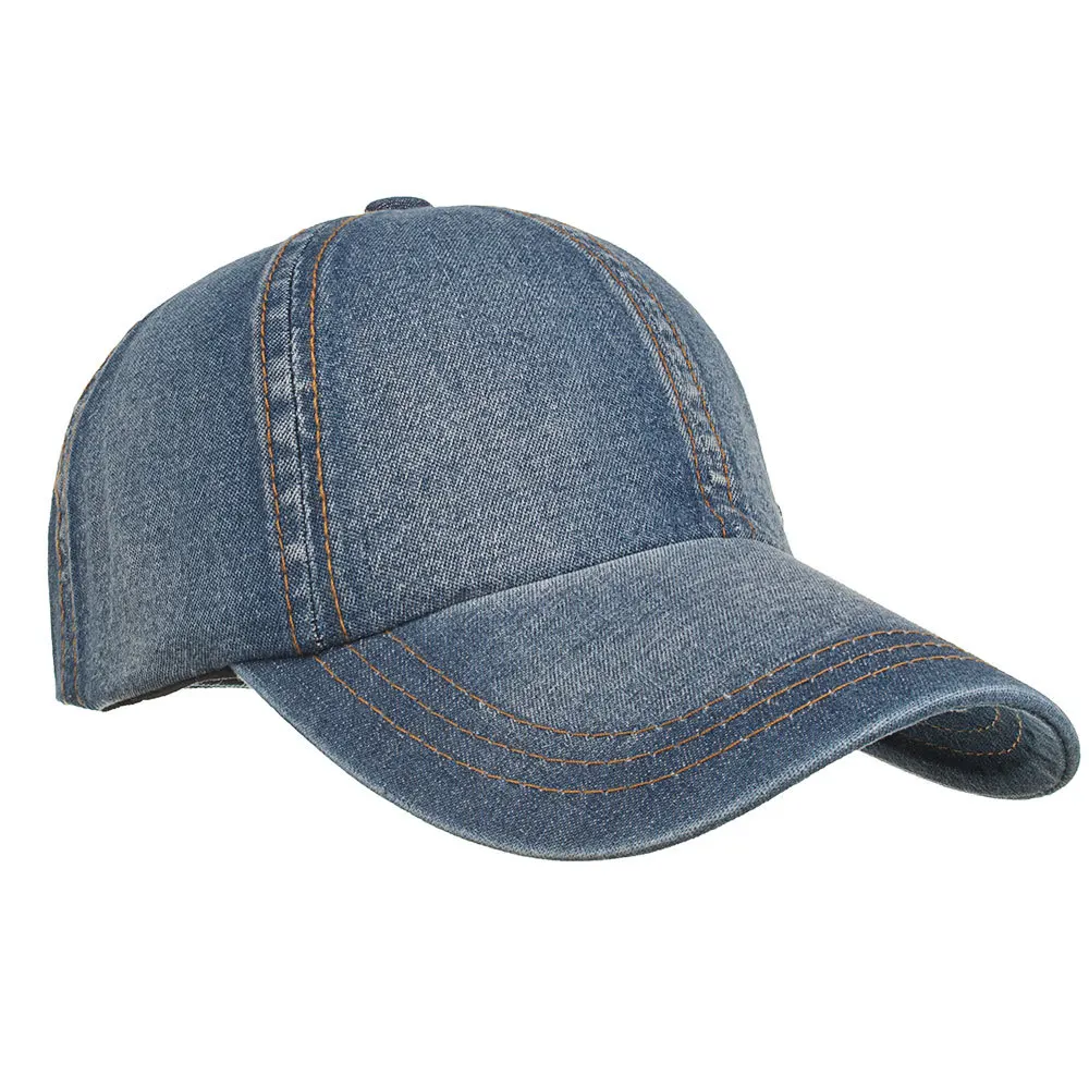 

Vintage Washed Cotton Baseball Cap Men Women Denim Hat Adjustable Trucker Style Sport Summer Sun Outdoor Fishing Hats gorras
