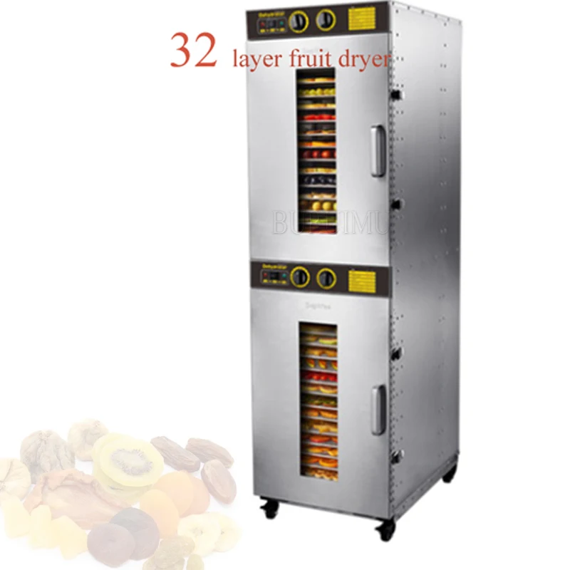 Food Dehydrator Drying Fruit Machine Household Vegetables & Fruits Dehydration Machine 32-Layers Fruit Dryer Commercial 220v
Food Dehydrator Drying Fruit Machine Household Vegetables & Fruits Dehydration Machine 32-Layers Fruit Dryer Commercial 220v