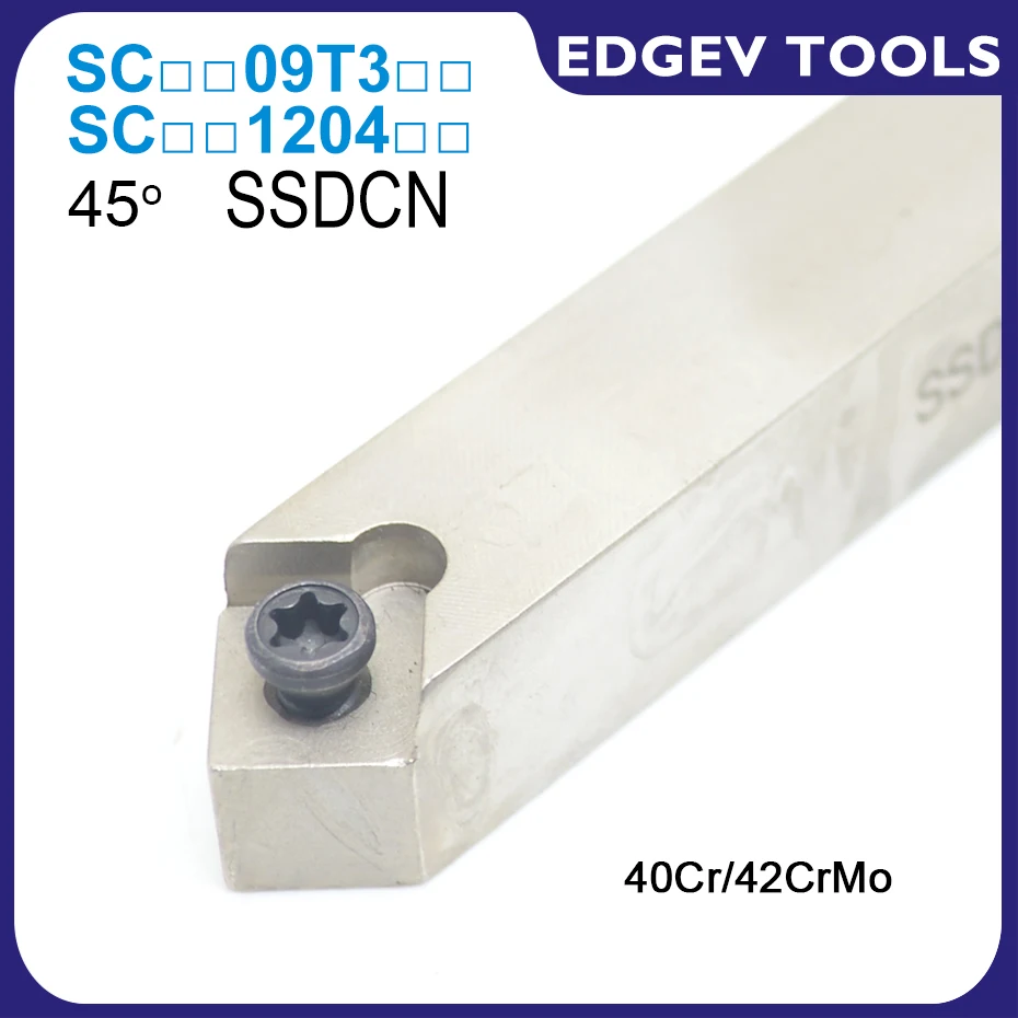 EDGEV SSDCN1212H09 SSDCN1616H09 SSDCN2525M12 SSDCN 1616 2525 SCMT09T304 09T308 SCMT1204008 CNC Lathe Cutter Turning Tool Holder
EDGEV SSDCN1212H09 SSDCN1616H09 SSDCN2525M12 SSDCN 1616 2525 SCMT09T304 09T308 SCMT1204008 CNC Lathe Cutter Turning Tool Holder