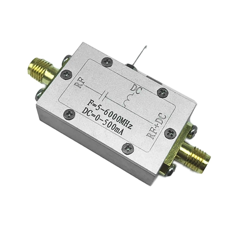 

50 Ом RF DC Частотный диапазон смещения блока 10 - 6000 МГц Частотные электронные компоненты промышленные