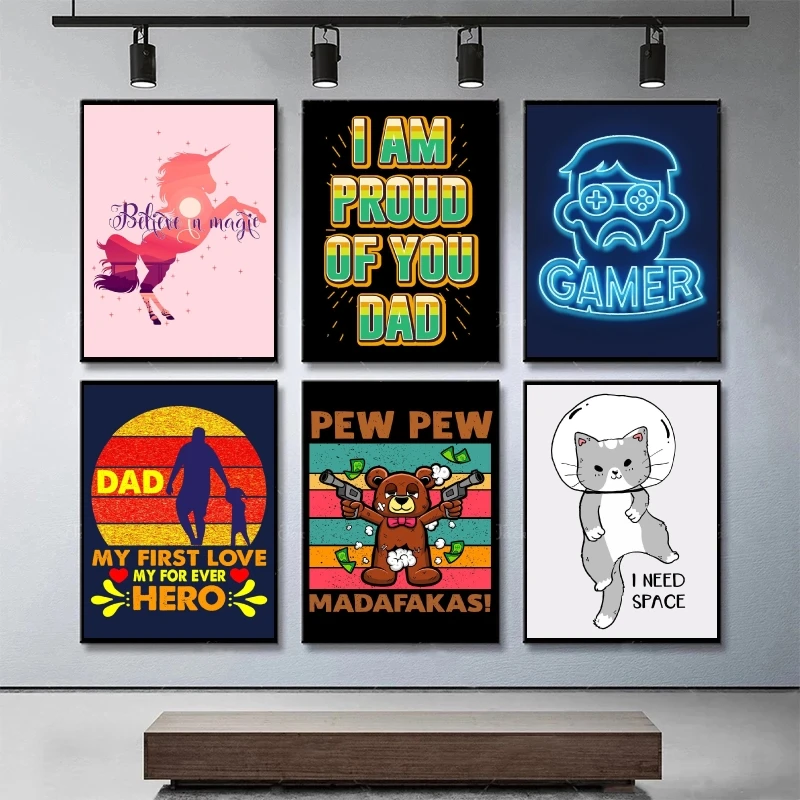 Print On Canvas Funny Space Cat Home Room Painting Decorative Gifts Cartoon Character Picture Wall Art Hanging
Print On Canvas Funny Space Cat Home Room Painting Decorative Gifts Cartoon Character Picture Wall Art Hanging