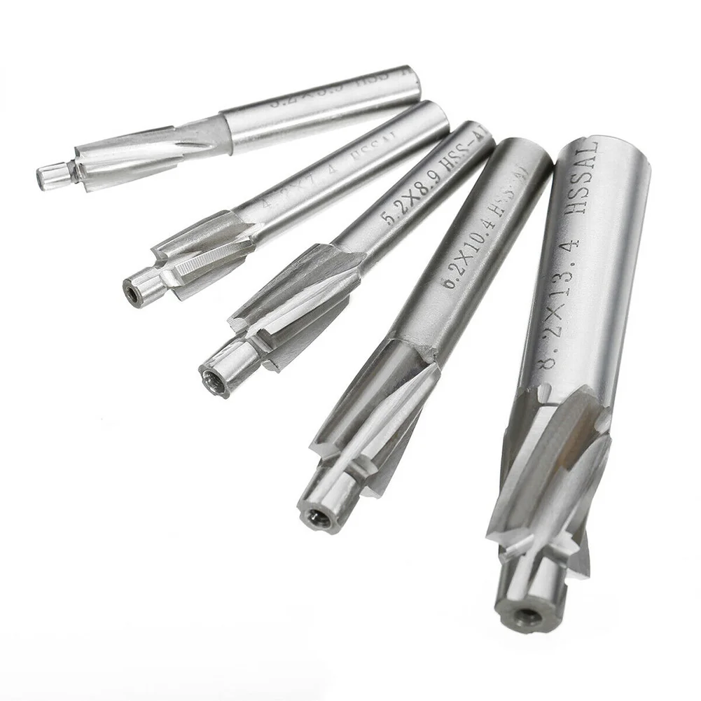 Counterbore Countersink Countersink Milling Cutter High Speed Steel High Toughness M3-M8 Pilot Slotting Tool Workshop Equipment
Counterbore Countersink Countersink Milling Cutter High Speed Steel High Toughness M3-M8 Pilot Slotting Tool Workshop Equipment
