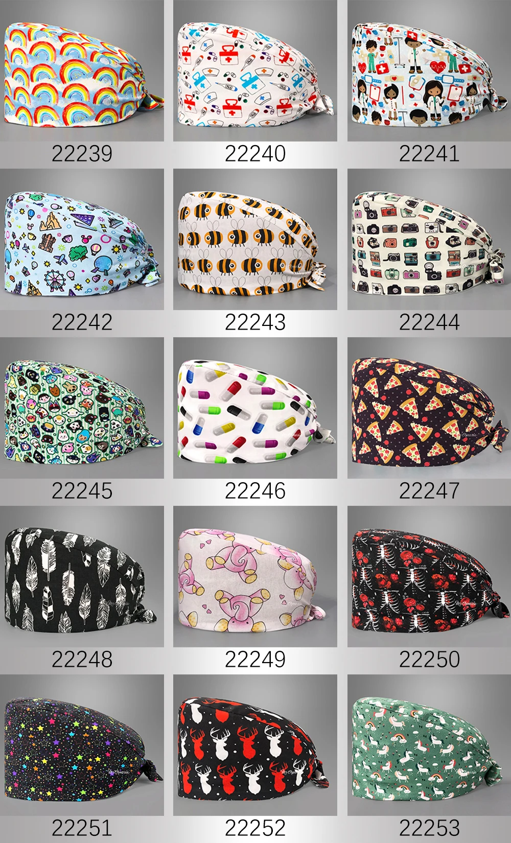 Shop Fashion 100 Cotton TiebaPet Hospital Cap Pharmacist Clinic Hat