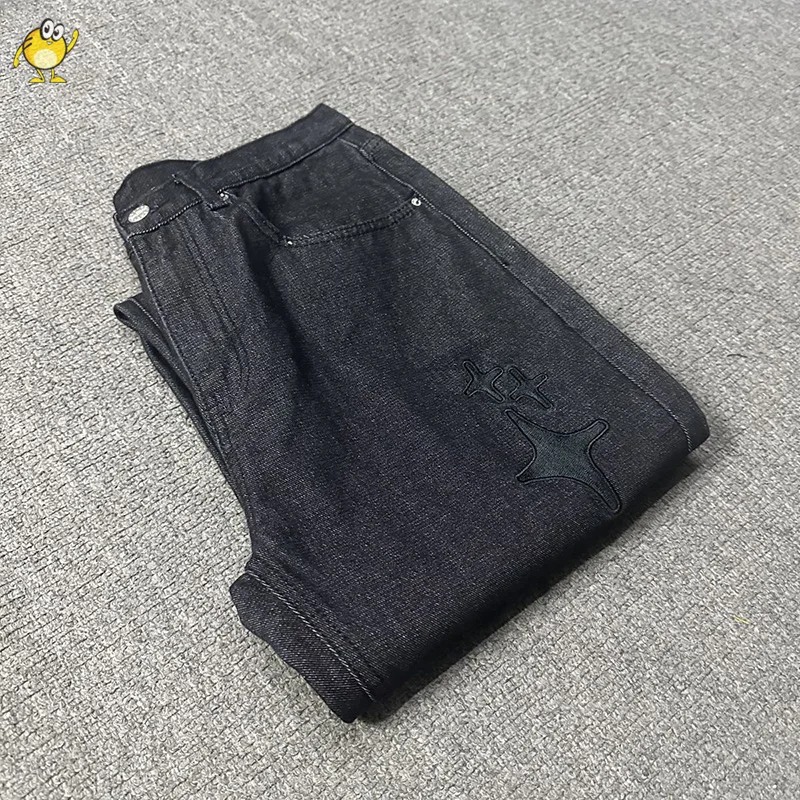 

Embroidery LOGO Vintage Washed BROKEN PLANET Jeans Pants Men Woman 1:1 High Street Fashion Trousers Sweatpants