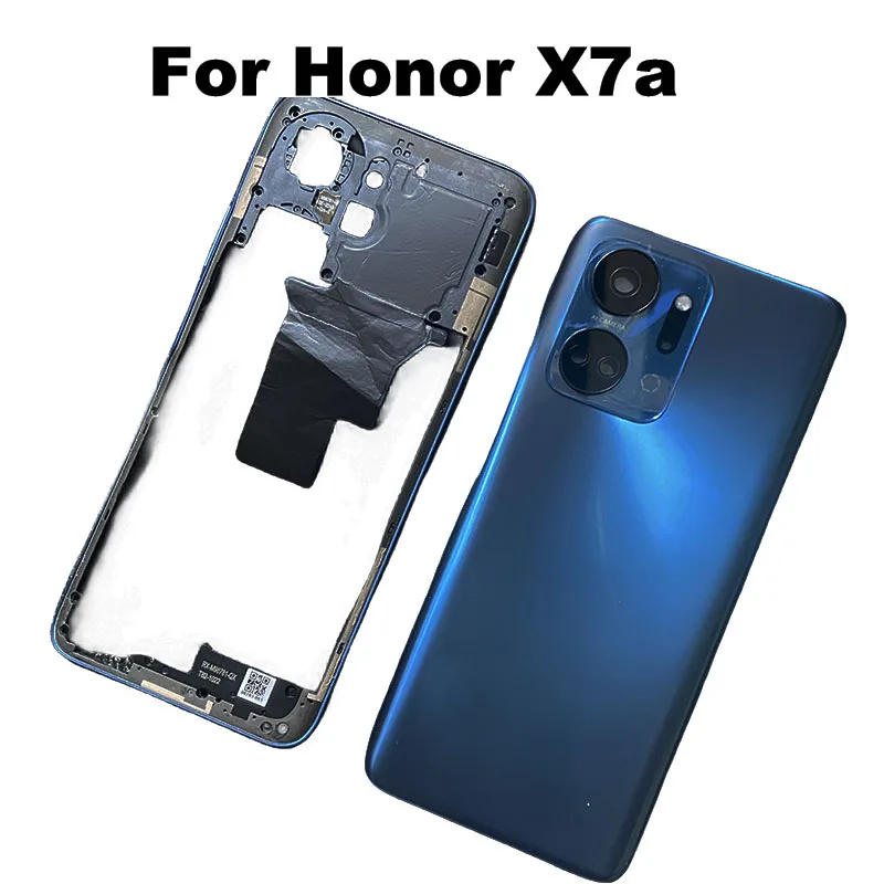 

Для Huawei Honor X7a средняя рамка Передняя рамка ЖК-держатель металлический корпус задняя крышка батарейного отсека стеклянный корпус задняя дверь