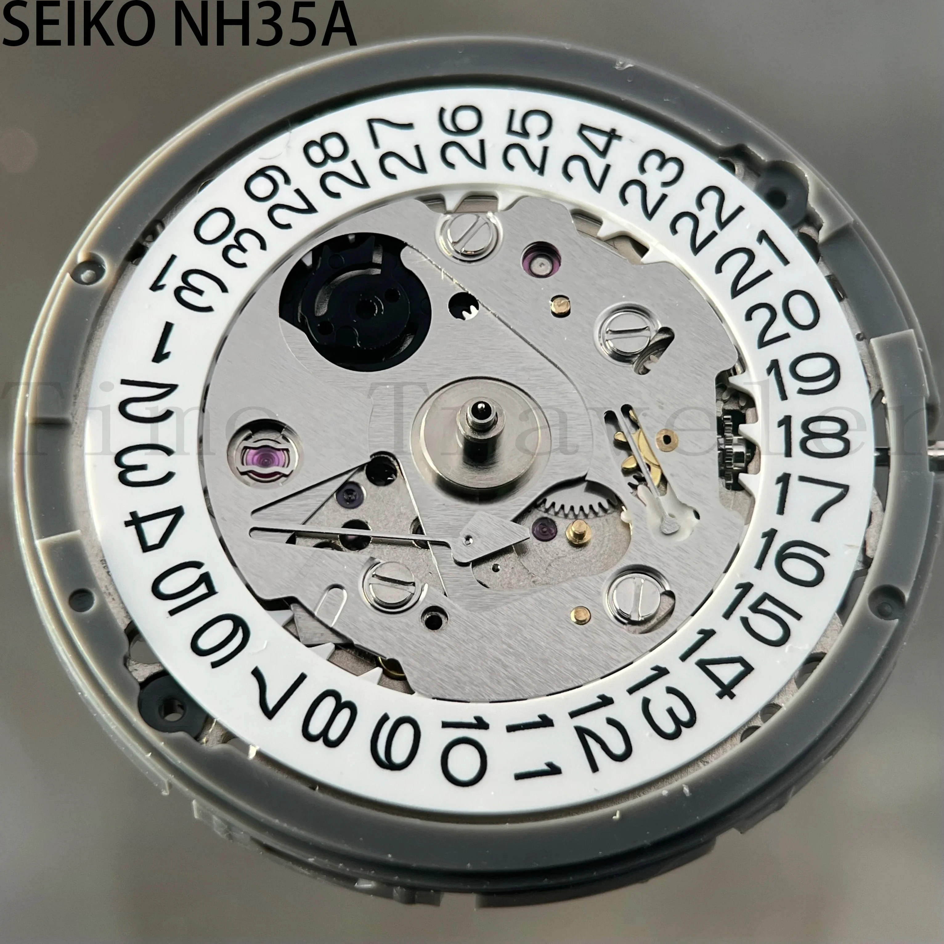 

Japan Seiko NH35A Premium Mechanical Movement NH35 White Datewheel 24 Jewels Automatic Self-winding High Accuracy Movt Replace