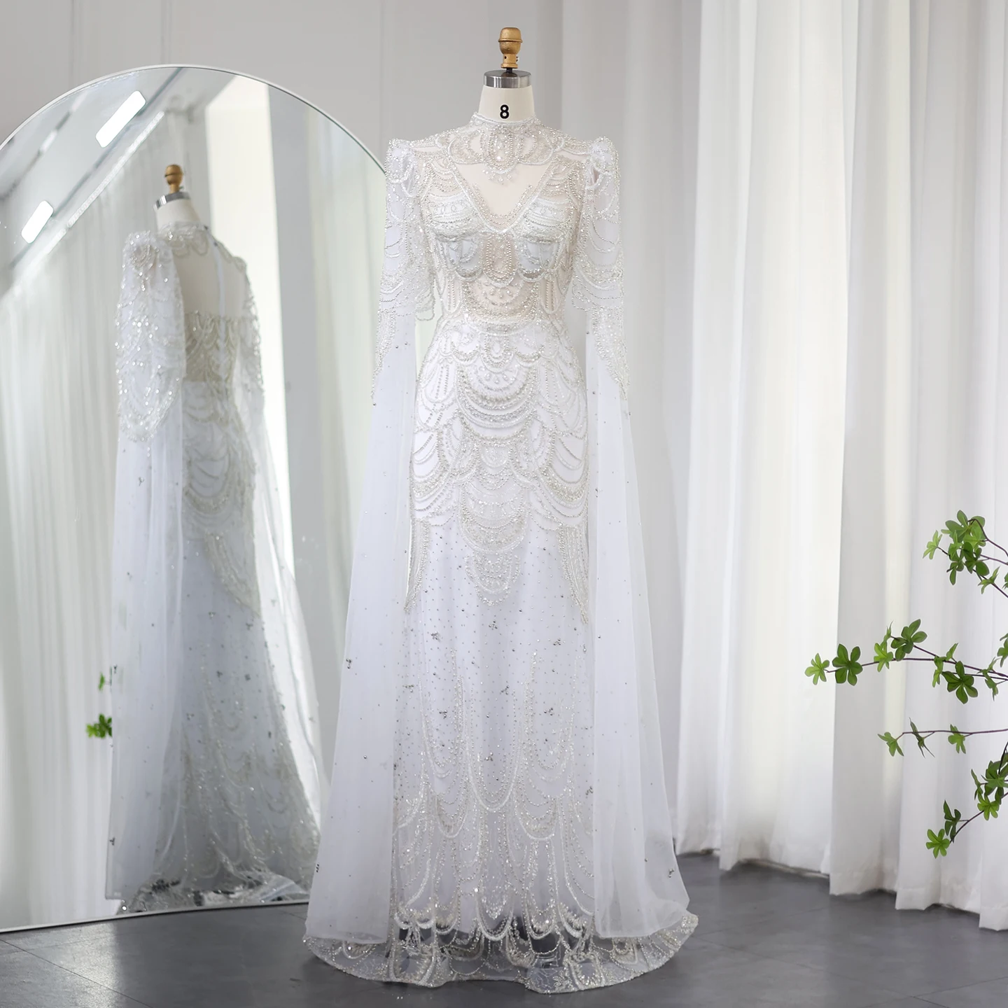 Green Luxury Dubai Mermaid Evening Dresses with Cape Sleeves Arabic Muslim Women Wedding Party Gowns Plus Size 23 Mallzona S4f1311b65d874a20a1e3884212295401u Green Luxury Dubai Mermaid Evening Dresses with Cape Sleeves Arabic Muslim Women Wedding Party Gowns Plus Size Mallzona