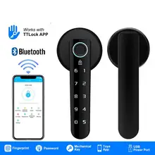 SmarDeer Fingerprint door lock with Bluetooth for TTLock Eletronic wiht Biometrics Fingerprint/Password/Key/App unlock
SmarDeer Fingerprint door lock with Bluetooth for TTLock Eletronic wiht Biometrics Fingerprint/Password/Key/App unlock