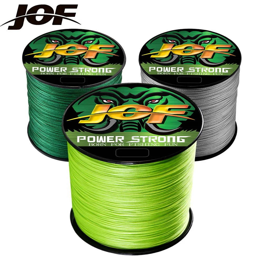 JOF 4 Strands Fishing Line 300M 100M Multifilament PE Braided Fishing Line 10-85LB Saltwater Carp Pesca
JOF 4 Strands Fishing Line 300M 100M Multifilament PE Braided Fishing Line 10-85LB Saltwater Carp Pesca