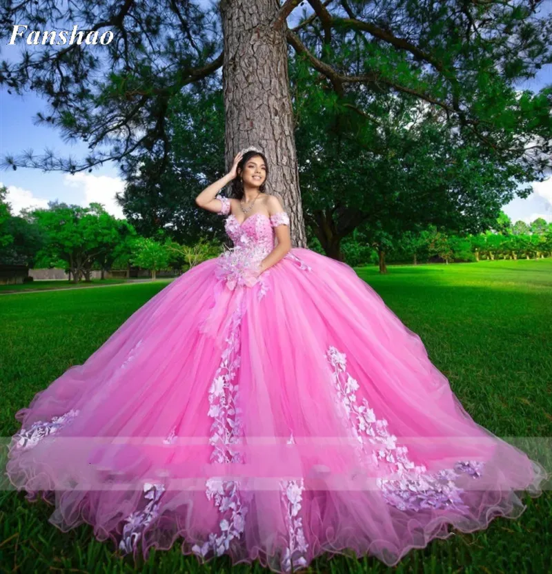 Fanshao pd144 Quinceanera Dress Appliques Sweetheart Sweep Tulle Train Sweet 16 Gowns Lace Up Vestidos De 15 Años
Fanshao pd144 Quinceanera Dress Appliques Sweetheart Sweep Tulle Train Sweet 16 Gowns Lace Up Vestidos De 15 Años