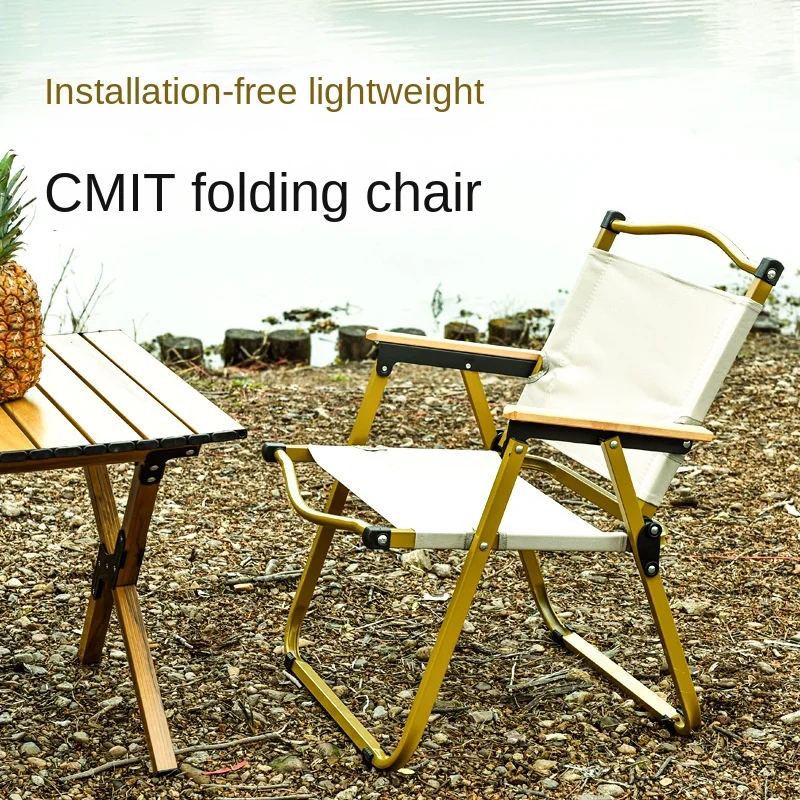 

Outdoor Folding Chairs Portable Picnic Cmit Chairs Ultra-light Fishing Camping Equipment Chairs Beach Tables and Chairs.