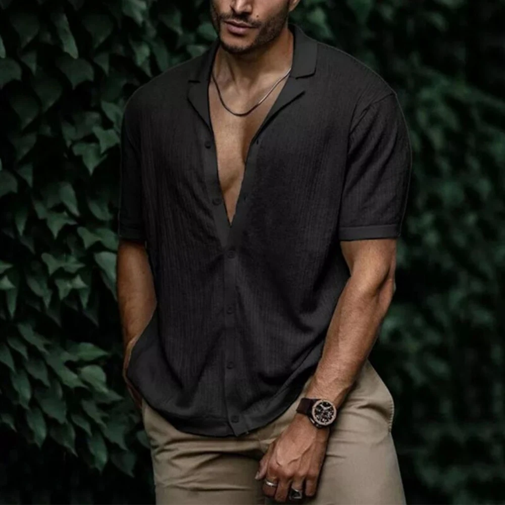 L-3XL Regular Men's Top T-Shirt T-Shirt V-Neck Beach Button Down Shirts Button-Up Cotton Linen Men's Short Sleeve
L-3XL Regular Men's Top T-Shirt T-Shirt V-Neck Beach Button Down Shirts Button-Up Cotton Linen Men's Short Sleeve