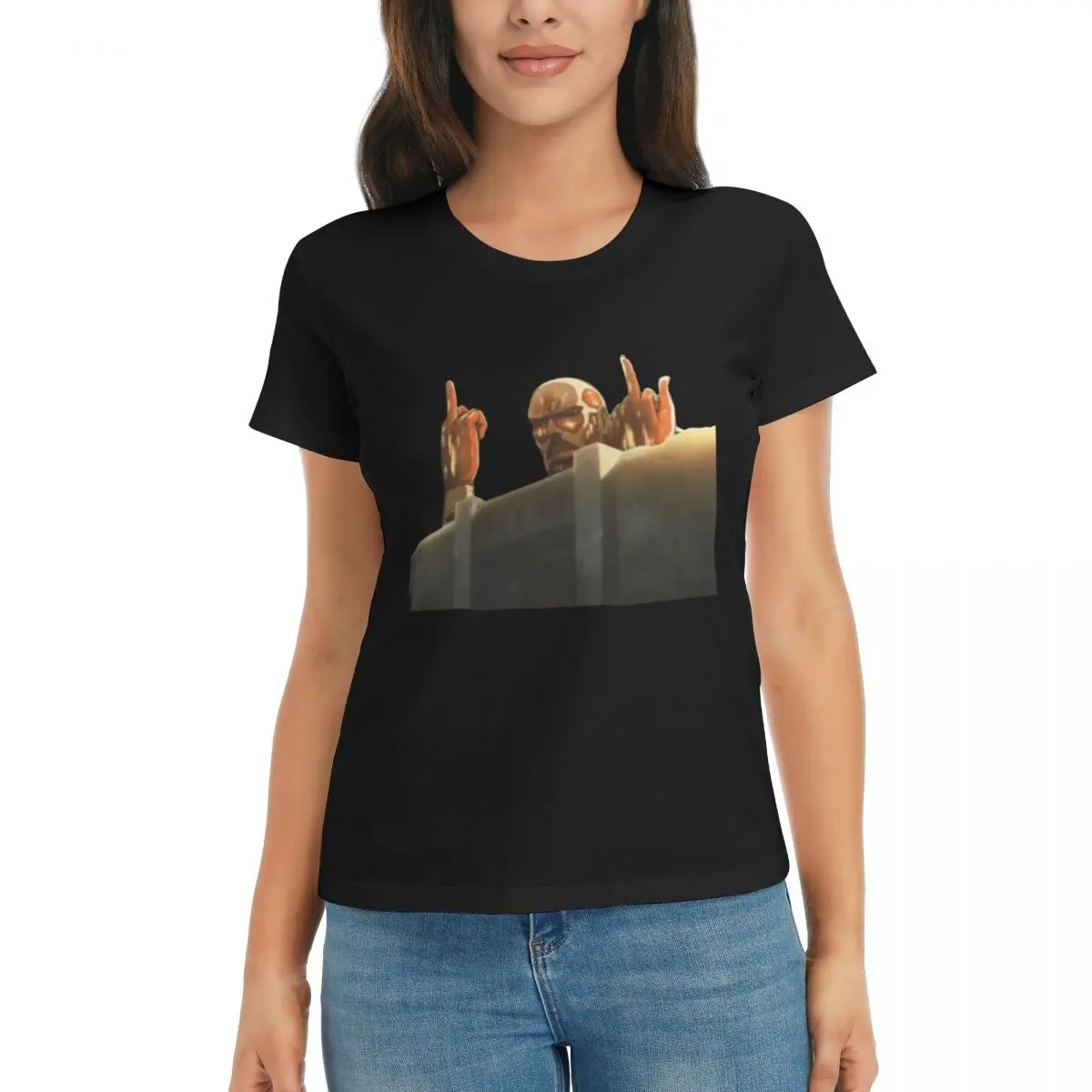 Colossal Titan Attack In Titanss (SnK) Funny Design Graphic Colossal Design Motion High quality Black Tees Leisure USA Size 
Colossal Titan Attack In Titanss (SnK) Funny Design Graphic Colossal Design Motion High quality Black Tees Leisure USA Size