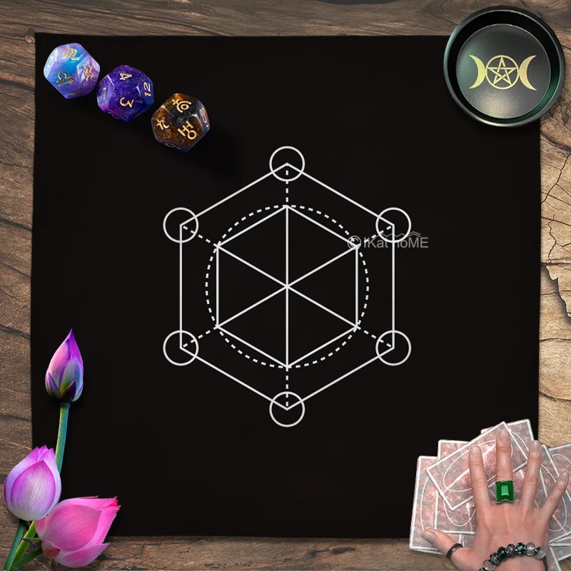 Flower Of Life Hexagram Magic Circle Rune Seal Tarot Tablecloth Velvet Altar Cloth Pagan Witchcraft Astrology Oracle Card Pads
Flower Of Life Hexagram Magic Circle Rune Seal Tarot Tablecloth Velvet Altar Cloth Pagan Witchcraft Astrology Oracle Card Pads