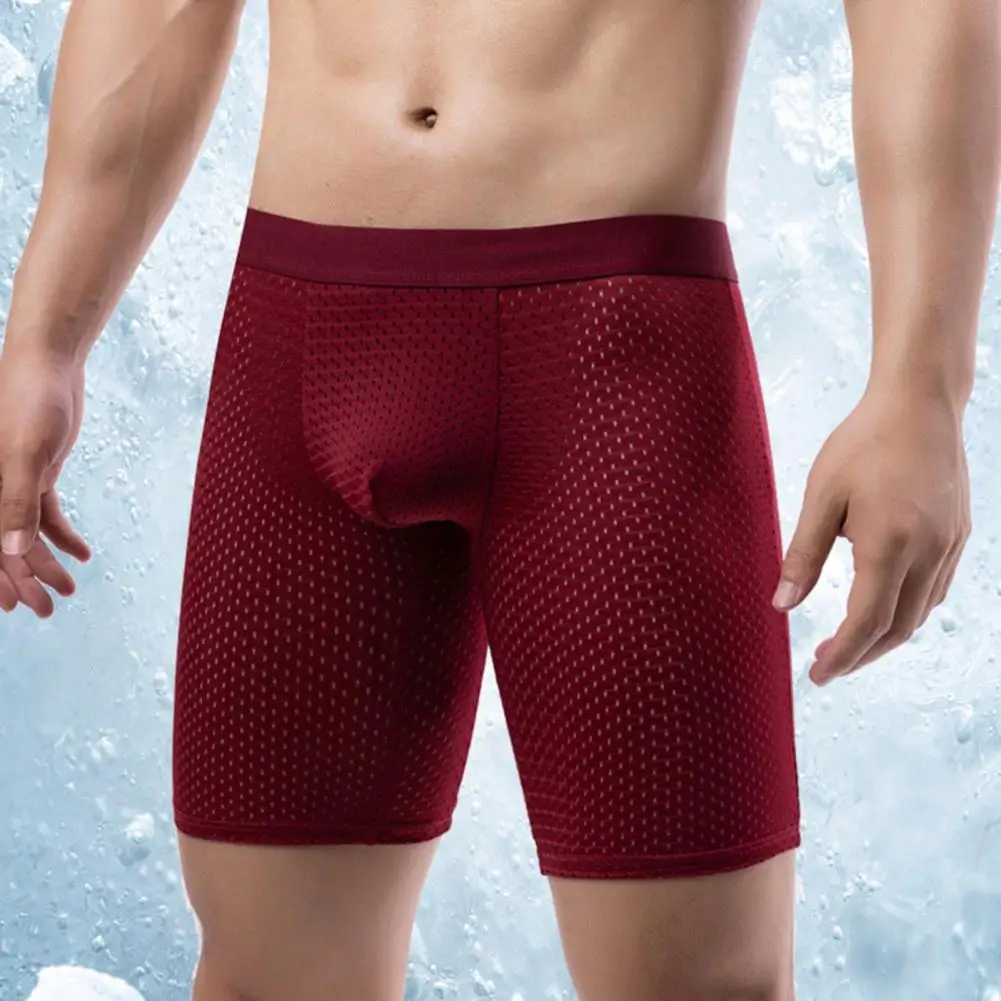 Comfortable Men Briefs Men's Summer Sport Underwear High Elasticity Ice Silk Panties for Quick Drying Slim Fit Long Shorts Sexy
Comfortable Men Briefs Men's Summer Sport Underwear High Elasticity Ice Silk Panties for Quick Drying Slim Fit Long Shorts Sexy