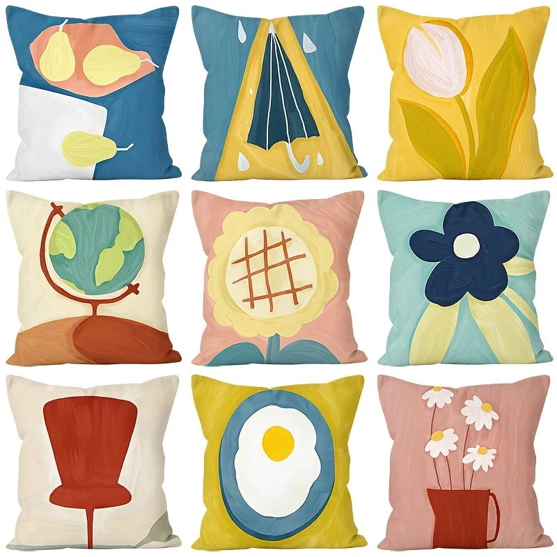 1pc Sunflower Insert Vase Throw Pillow Case Summer Oil Painting Decorative Pillowcase Peach Skin Velvet Cushion Cover
1pc Sunflower Insert Vase Throw Pillow Case Summer Oil Painting Decorative Pillowcase Peach Skin Velvet Cushion Cover