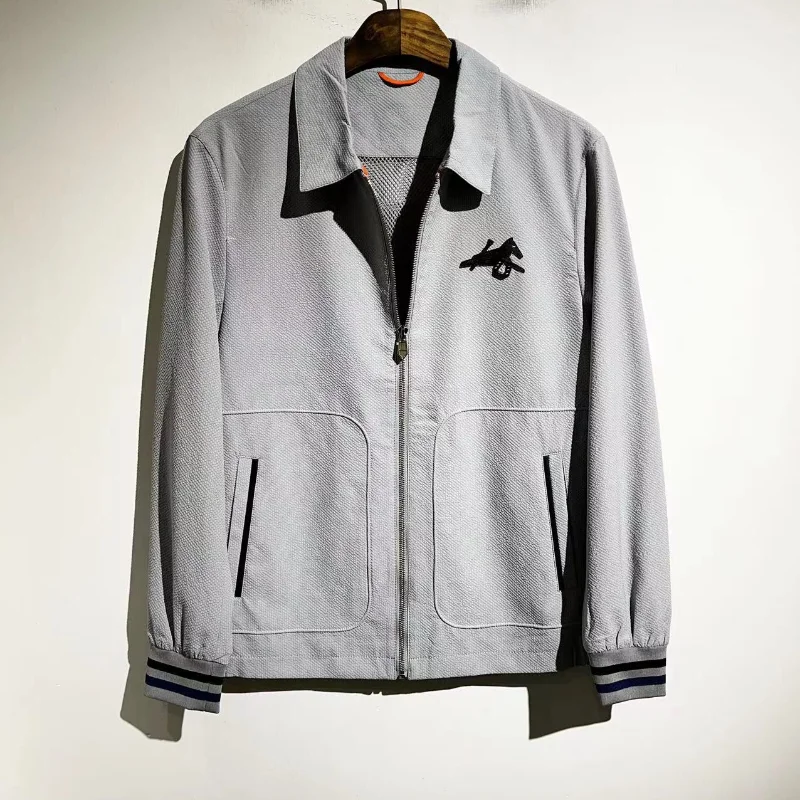 

2023ss 1:1 Best Quality Simplie Pockets Jacket Casual Versatile Windbreaker Techwear Traf Streetwear Coat Men Clothes Clothing