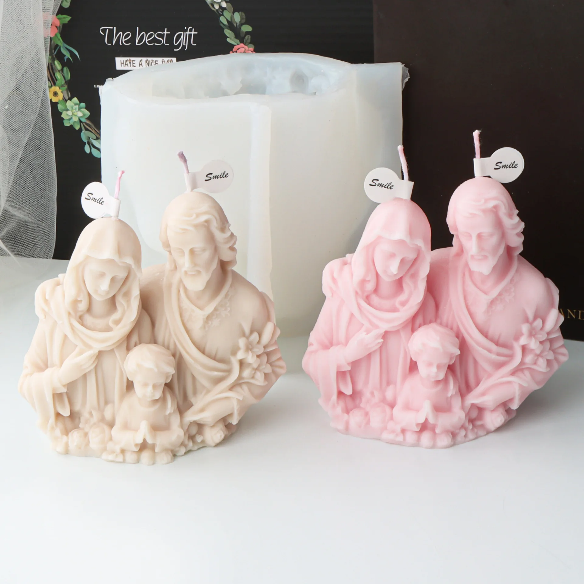 Силиконовая 3D форма «Семья Бога» для свечей ручной работы, пластырей, мыла, эпоксидной смолы, шоколадных украшений, гипсовая форма для выпечки льда «сделай сам» 
Силиконовая 3D форма «Семья Бога» для свечей ручной работы, пластырей, мыла, эпоксидной смолы, шоколадных украшений, гипсовая форма для выпечки льда «сделай сам»