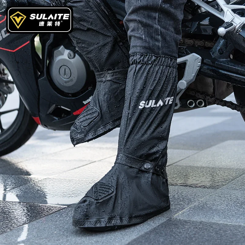 SULAITE Motorcycle Rain Boots Waterproof Shoe Cover Reflective Cycling Shoe Protection Reusable Motorbike Protective Gear
SULAITE Motorcycle Rain Boots Waterproof Shoe Cover Reflective Cycling Shoe Protection Reusable Motorbike Protective Gear