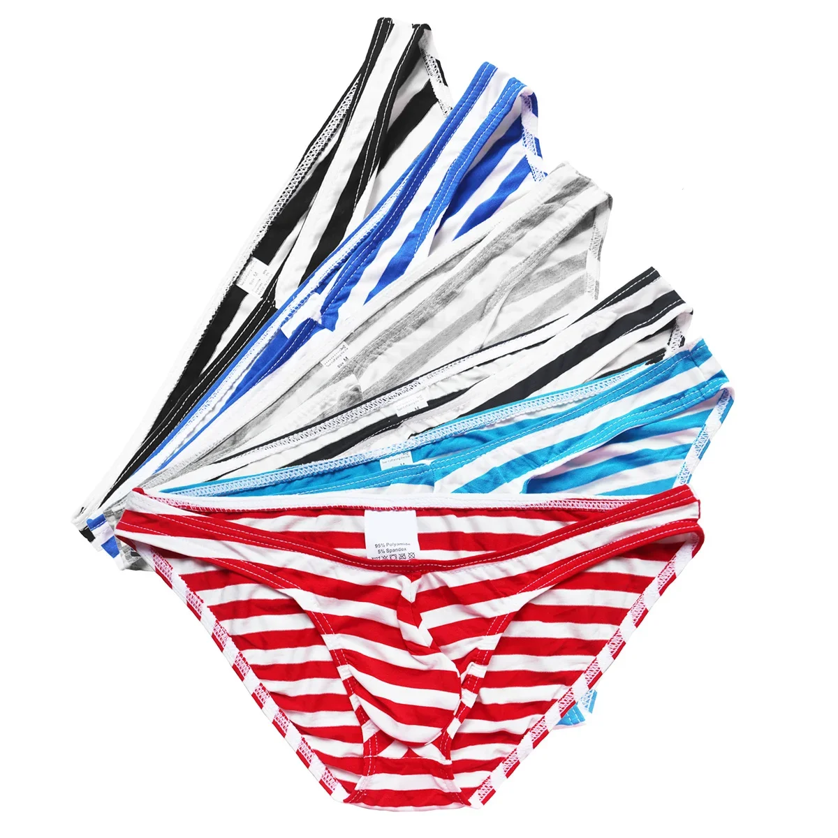 1/6PCS Mens Underwear Briefs Striped Print Breathable Low Waist Briefs Male Panties Cueca Tanga U Pouch Comfort Underpants Homme
1/6PCS Mens Underwear Briefs Striped Print Breathable Low Waist Briefs Male Panties Cueca Tanga U Pouch Comfort Underpants Homme