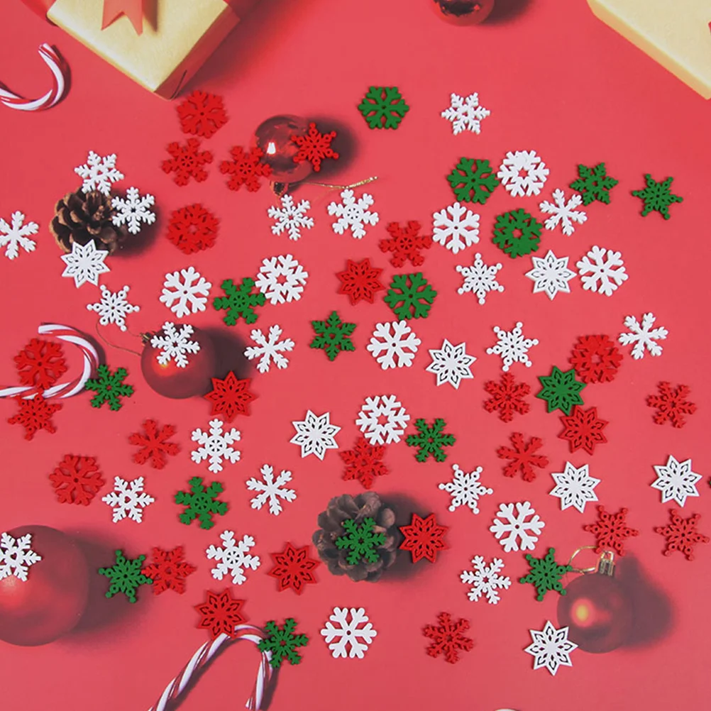 

Wooden Snowflakes Christmas Tags Snowflake Cutouts For Crafts Mixed With Red White Green Snowflake Wood Christmas Chips