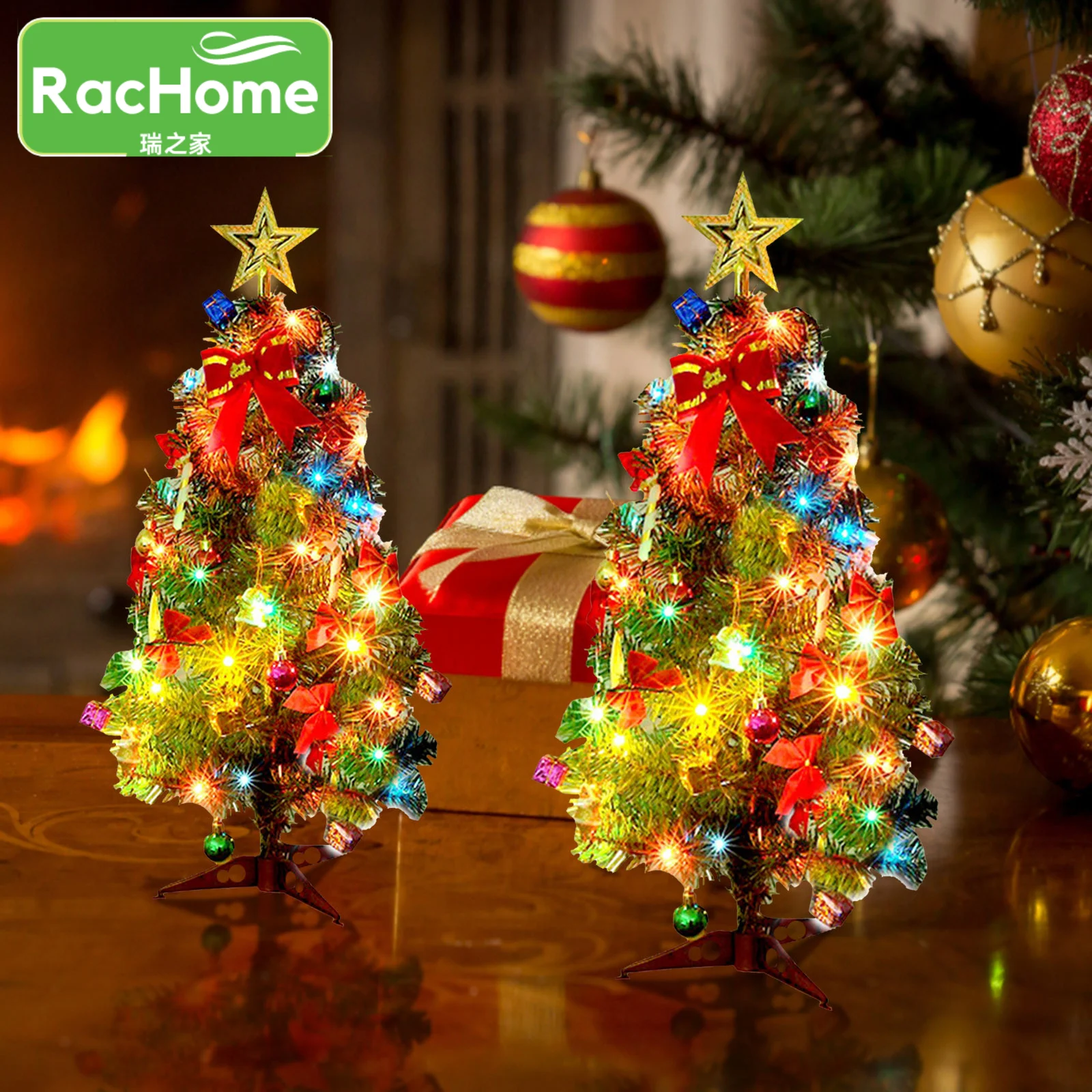 

Led Glowing Mini Desktop Christmas Tree Diy Christmas Tree With Lights Navidad Gift Small Diy Tabletop Xmas Trees New Year Decor