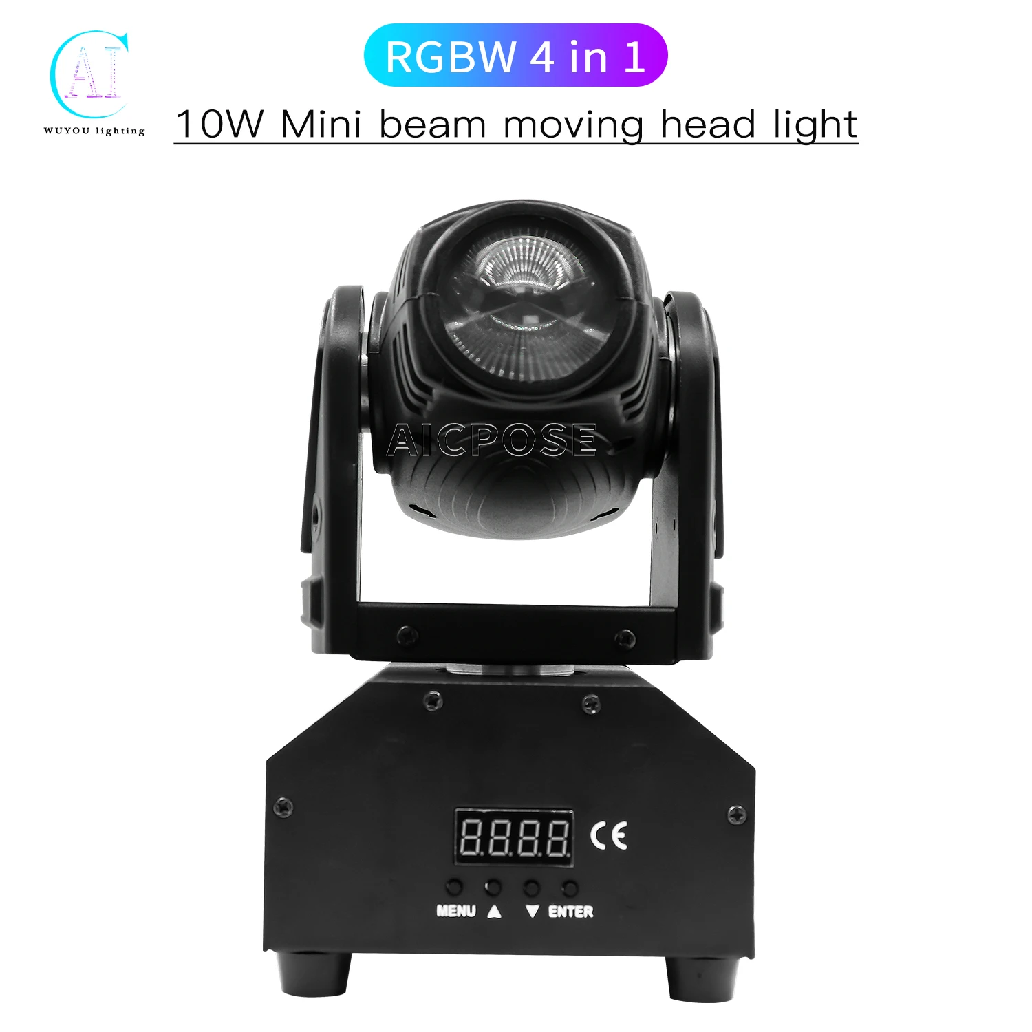 

Mini 10W Beam Moving Head Light DMX512 LED Strobe Stage Light Professional DJ Disco Equipment Party Dance Floor Lighting