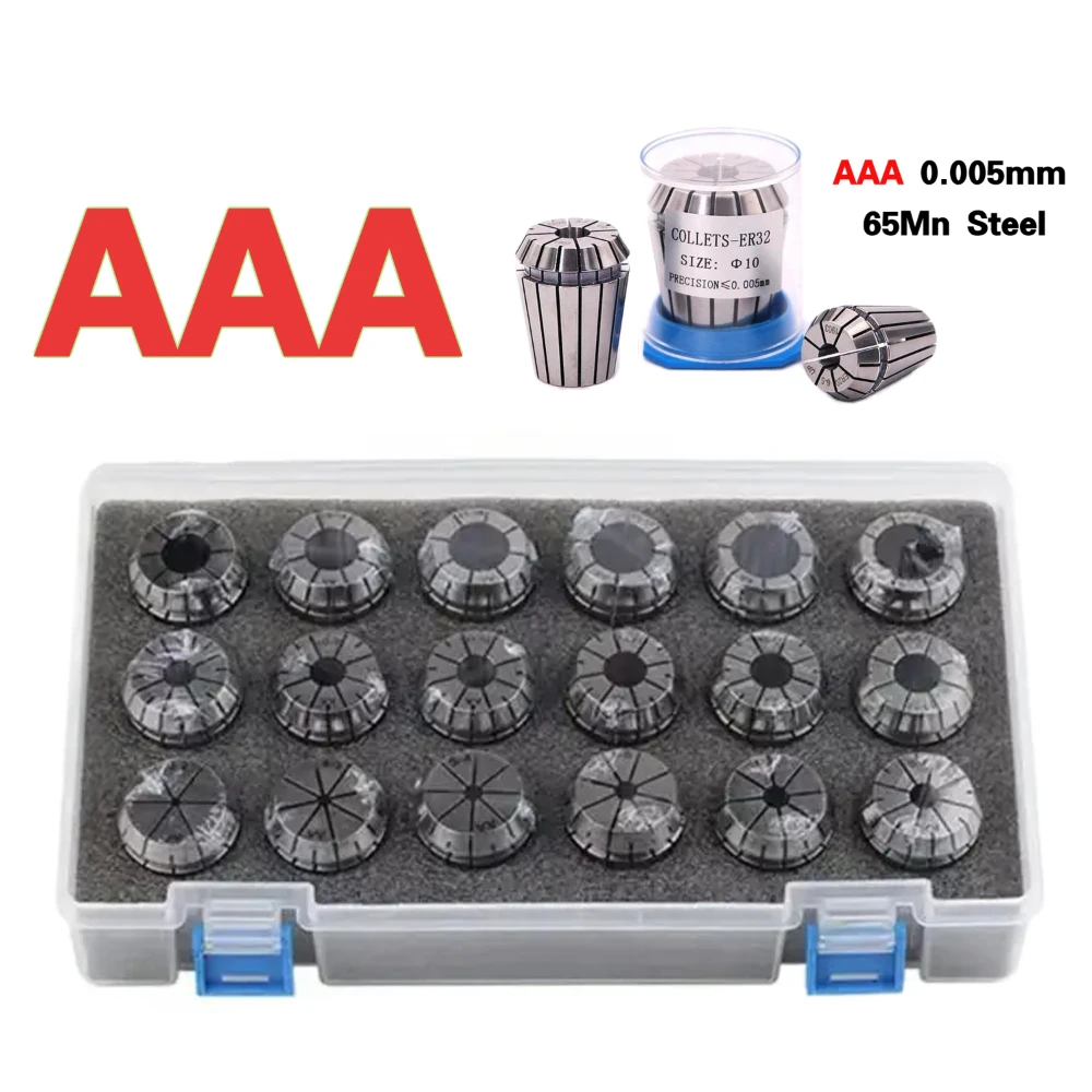 ER Collet Set ER11 ER16 ER20 ER25 ER32 ER40 High Precision 0.005mm 0.008mm Tools Holder Clamping ER Spring Collect Chuck ER
ER Collet Set ER11 ER16 ER20 ER25 ER32 ER40 High Precision 0.005mm 0.008mm Tools Holder Clamping ER Spring Collect Chuck ER