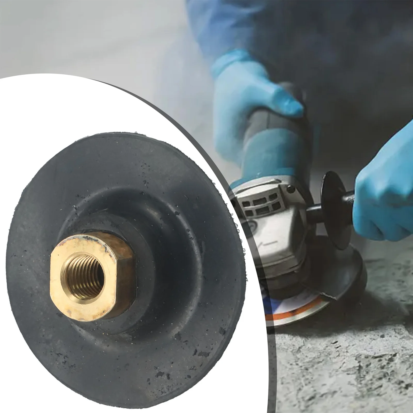 Rubber Backing Pad Soft Bendable Angle Grinder Rubber Sanding Pads Backing Self-adhesive Sanding Disc M10/M14 Tool Accessories
Rubber Backing Pad Soft Bendable Angle Grinder Rubber Sanding Pads Backing Self-adhesive Sanding Disc M10/M14 Tool Accessories