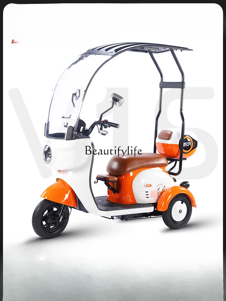 Electric Tricycle Household Women's Elderly Scooter Small Electric Tricycle with Bike Shed
Electric Tricycle Household Women's Elderly Scooter Small Electric Tricycle with Bike Shed