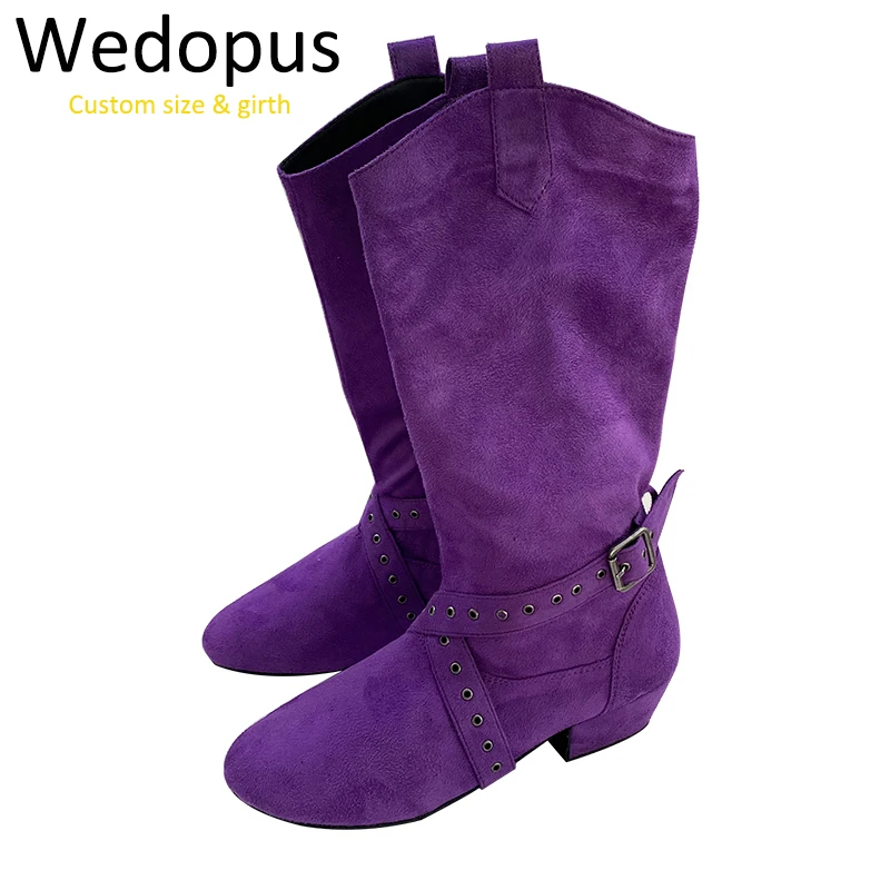 Wedopus Practice Warming Long Ballroom Dance Boots Soft Suede Sole Black Purple Red Pink Blue
Wedopus Practice Warming Long Ballroom Dance Boots Soft Suede Sole Black Purple Red Pink Blue