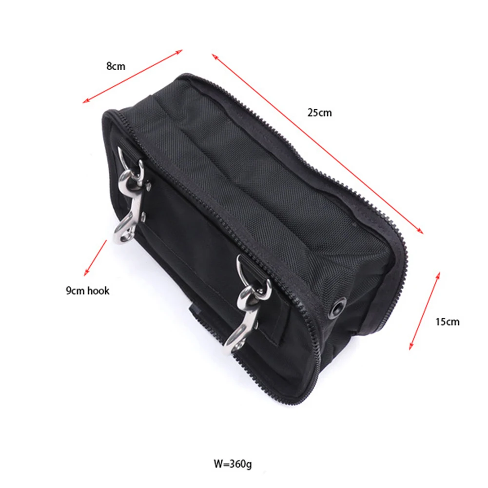 Scuba Diving Sidemount Storage Pocket With 2 Pieces Of 316 Stainless Steel Double Ended Snap Hook Mini Diving Accessories
Scuba Diving Sidemount Storage Pocket With 2 Pieces Of 316 Stainless Steel Double Ended Snap Hook Mini Diving Accessories