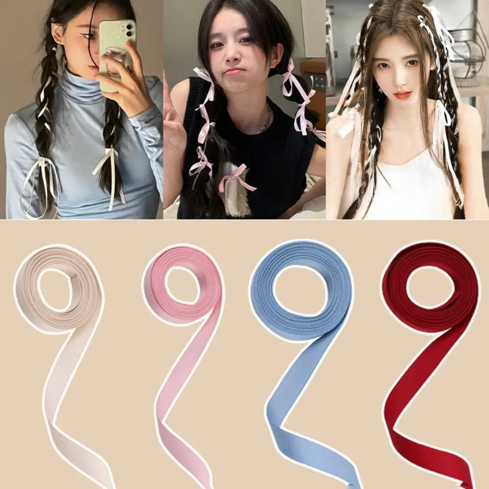 Tied Hair Braided Hair Ribbon Double Ponytail With Silk Scarf Headrope Bow Tie Ribbon Hair Accessories Ponytail Hair Hairrope
Tied Hair Braided Hair Ribbon Double Ponytail With Silk Scarf Headrope Bow Tie Ribbon Hair Accessories Ponytail Hair Hairrope