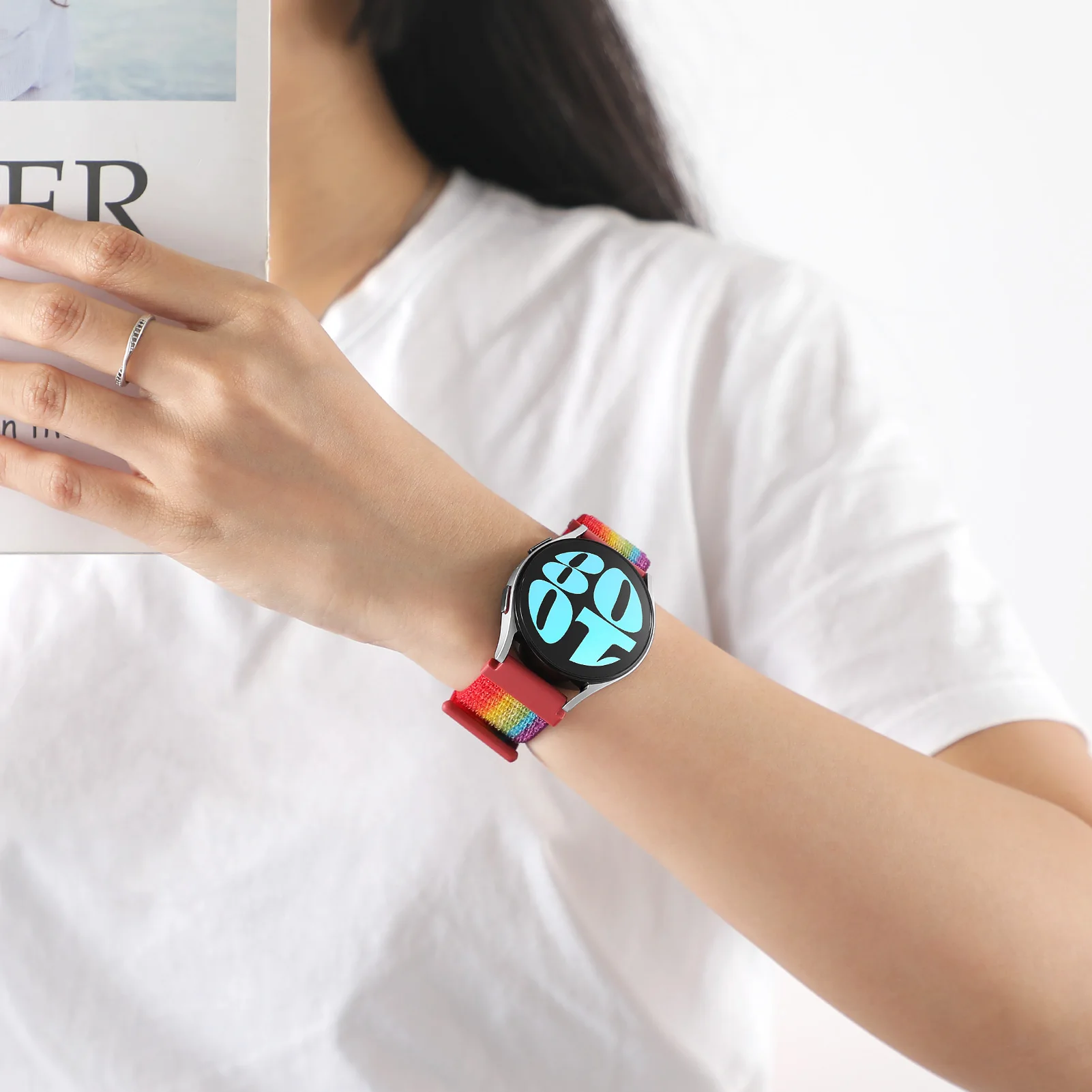 Nylon Loop Band For Samsung Galaxy Watch 6 4 7 classic/5 Pro/active 2/Gear S3 20mm/22mm Bracelet Huawei watch GT 2e 3 pro strap Nylon Loop Band For Samsung Galaxy Watch 6 4 7 classic/5 Pro/active 2/Gear S3 20mm/22mm Bracelet Huawei watch GT 2e 3 pro strap