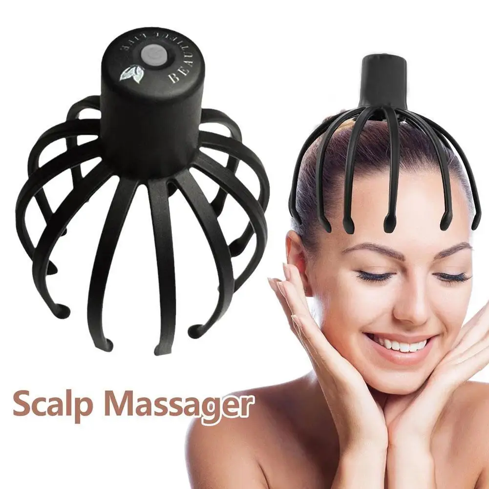 

Electric Octopus Claw Scalp Massager Stress Relief Therapeutic Head Scratcher Stress Relief And Hair Care