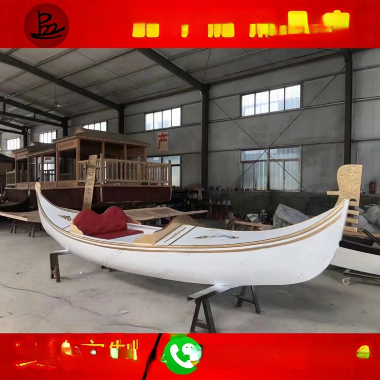 Customized Gondola wooden boat, glass fiber reinforced plastic water hand rowing boat, photography props, gondola European style
Customized Gondola wooden boat, glass fiber reinforced plastic water hand rowing boat, photography props, gondola European style